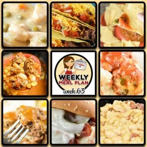 Meal Planning: Weekly Crock Pot Menu 63