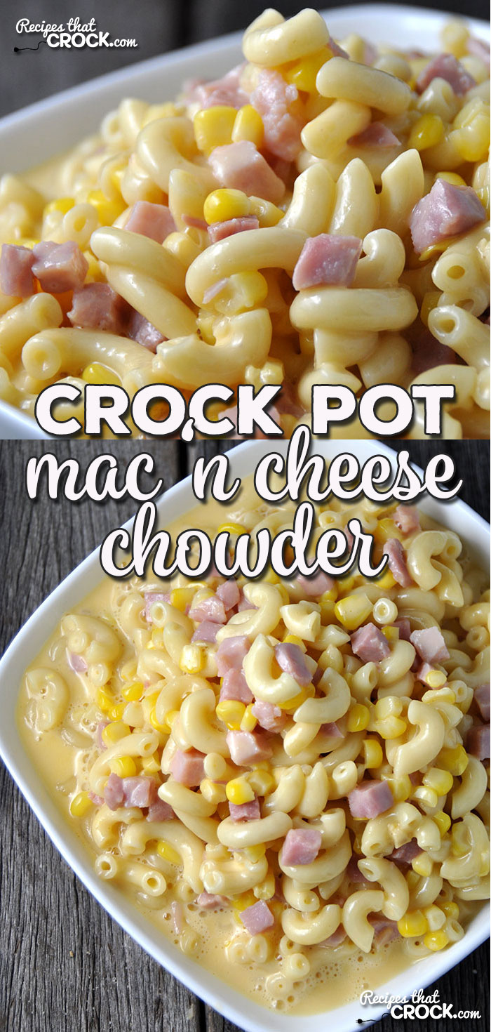 Ladies and gentleman, do I have a treat for you! This Crock Pot Mac ‘n Cheese Chowder is an absolute crowd pleaser!