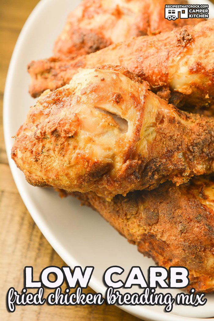 Are you looking for a low carb alternative to coat your chicken for frying? Our Low Carb Fried Chicken Breading Recipe is an easy way to make the breaded foods you love with a lower carb count.