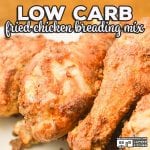 Are you looking for a low carb alternative to coat your chicken for frying? Our Low Carb Fried Chicken Breading Recipe is an easy way to make the breaded foods you love with a lower carb count.