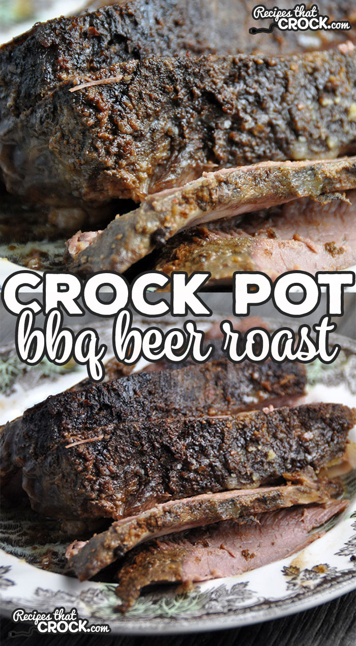 If you are looking for a quick, easy and tender roast recipe, then I have you covered! This Crock Pot BBQ Beer Roast is all three!