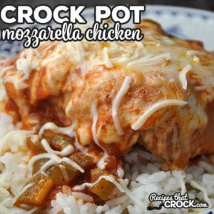 This Crock Pot Mozzarella Chicken and Rice is a cinch to make and gives you a flavorful dish to devour! You're gonna love it!