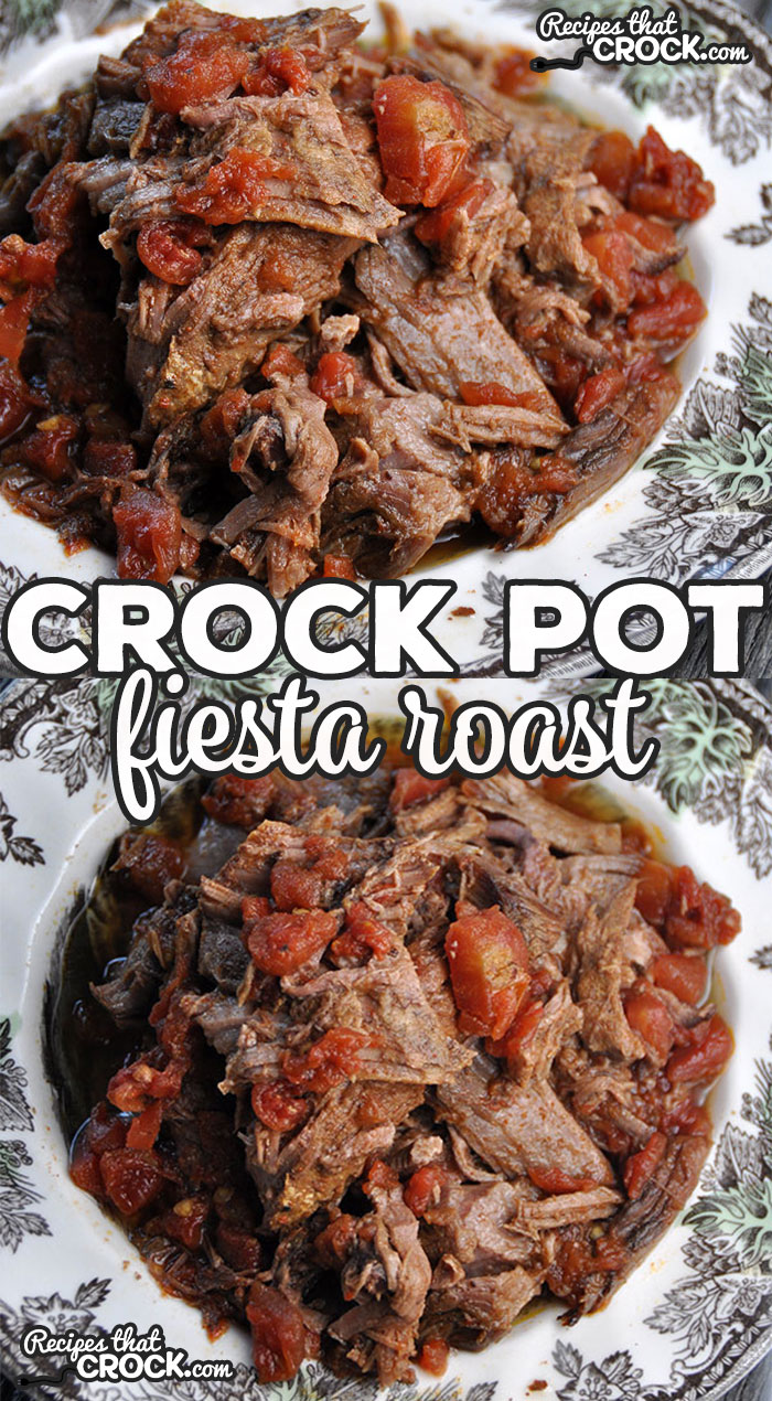 If you are looking for recipe that is sure to impress your company, then you have to try this Fiesta Crock Pot Roast! It is super super simple to make, can be made overnight or crock all day while you are at work. 