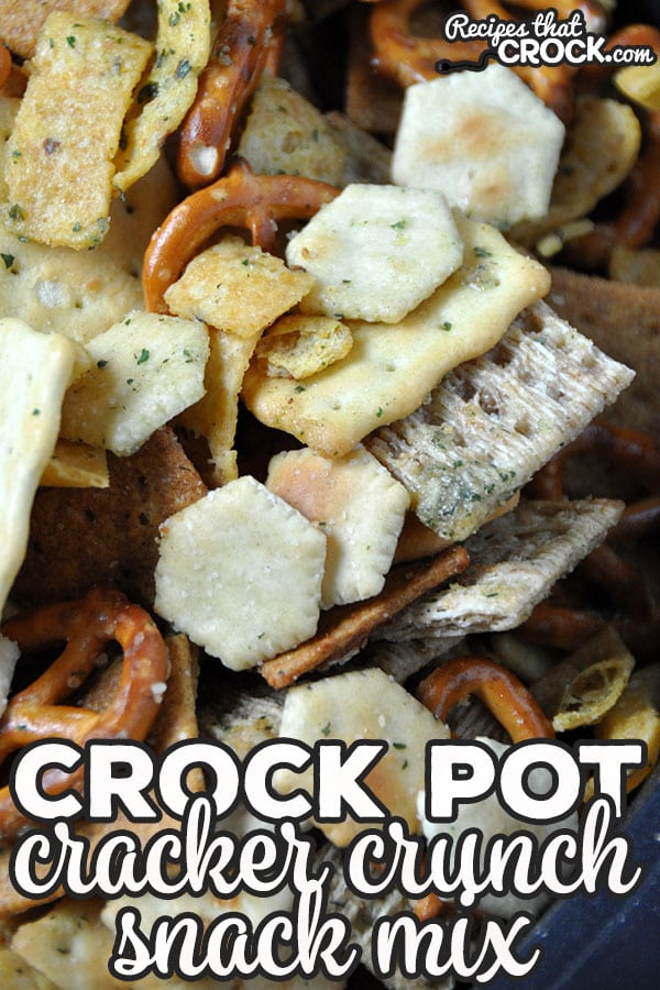 It doesn't get much easier or tastier than this Crock Pot Cracker Crunch Snack Mix. It is also nut-free for anyone who goes to school or works on a nut-free campus!