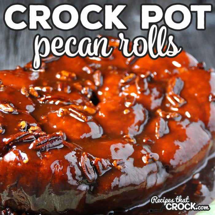 These Crock Pot Pecan Rolls are the easiest pecan rolls you will ever make, and they are ooey gooey delicious! You are gonna love them!