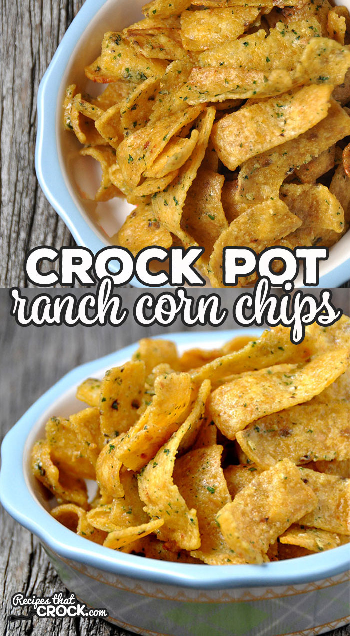 This simple recipe for Crock Pot Ranch Corn Chips is absolutely delicious! It is a favorite in my house and bet it will be at your house too!