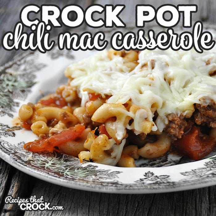 Everyone loves a good casserole, and this Crock Pot Chili Mac Casserole is sure to please! It is easy to make and delicious!