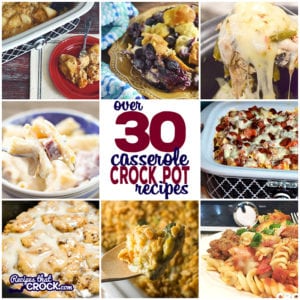 Do you need quick and easy recipes for breakfast or dinner? This collection of Easy Crock Pot Casserole Recipes are great for family meals and holidays. Dishes like