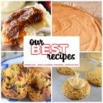 This collection of 8 Great Pumpkin Recipes includes Pumpkin Cookies, Pumpkin Muffins, Pumpkin Butter, Pumpkin Pies and Pumpkin Cakes! These easy recipes are great for fall and holiday meals!