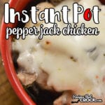 Instant Pot Pepper Jack Chicken is a delicious adaptation of our VERY popular Crock Pot Pepper Jack Chicken recipe. This low carb recipe is the perfect flavor-packed one-pot meal!