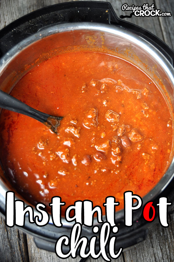 This Instant Pot Chili is the electric pressure cooker version of our much loved Slow Cooker Chili. Whether you make this recipe in your Instant Pot or Crock Pot, you are gonna love it!