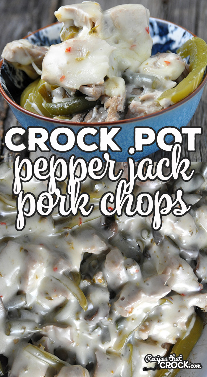 If you have tried our Crock Pot Pepper Jack Chicken, then you know how good it is. You also know this Crock Pot Pepper Jack Pork Chops recipe is going to be SO good!