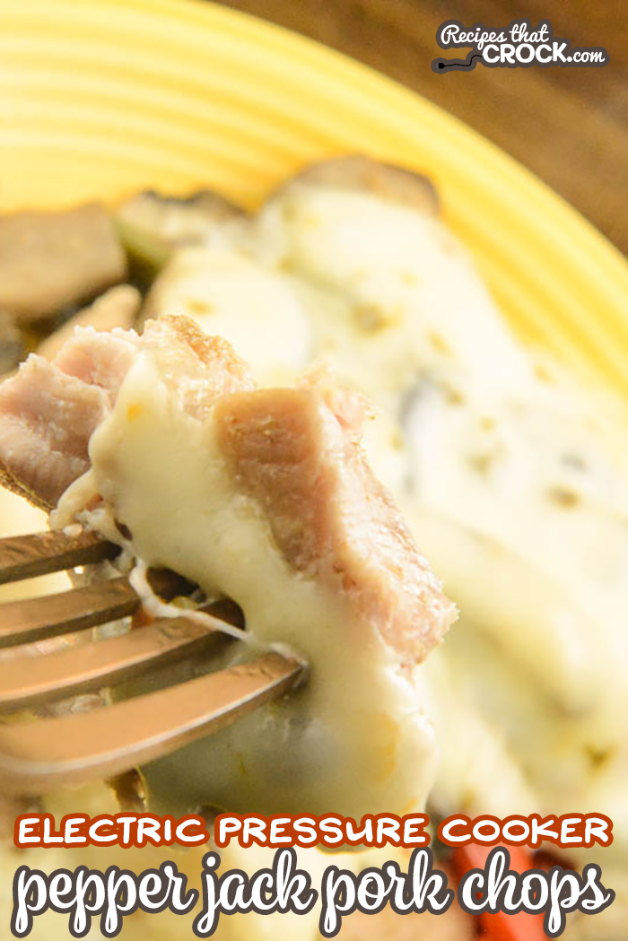 Are you looking for a pork chop recipe for your Ninja Foodi, Instant Pot or Crock Pot Express? Our Electric Pressure Cooker Pepper Jack Pork Chops Recipe is a super easy one pot dinner that everyone loves! We are giving you tips on how to cook the perfect pork chop every time! Tender and juicy, this recipe makes cooking pork chops easy! #Ad #IowaPork @IowaPork
