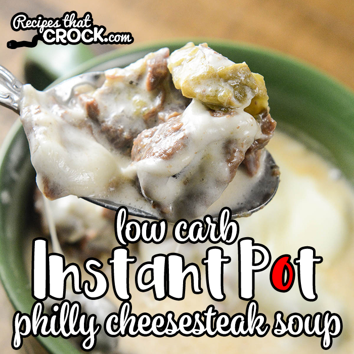 This Electric Pressure Cooker Philly Cheesesteak Soup is a super easy keto friendly low carb soup recipe that everyone loves! This recipe will work in your Instant Pot, Ninja Foodi or Crock Pot Express 6-6.5 quart pressure cookers.