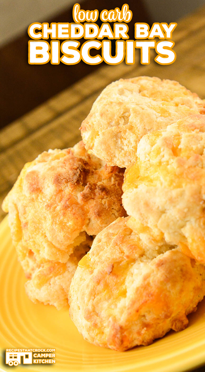 Are you looking for a low carb biscuit? These Low Carb Cheddar Bay Biscuits are our favorite low carb dinner bread AND they are a great air fryer or ninja foodi recipe!