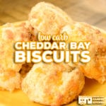 Are you looking for a low carb biscuit? These Low Carb Cheddar Bay Biscuits are our favorite low carb dinner bread AND they are a great air fryer or ninja foodi recipe!