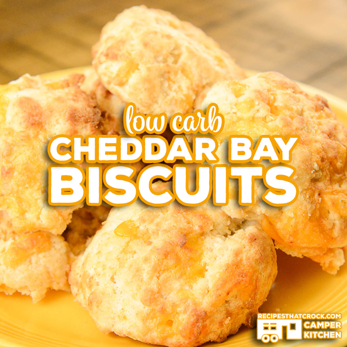 Are you looking for a low carb biscuit? These Low Carb Cheddar Bay Biscuits are our favorite low carb dinner bread AND they are a great air fryer or ninja foodi recipe!