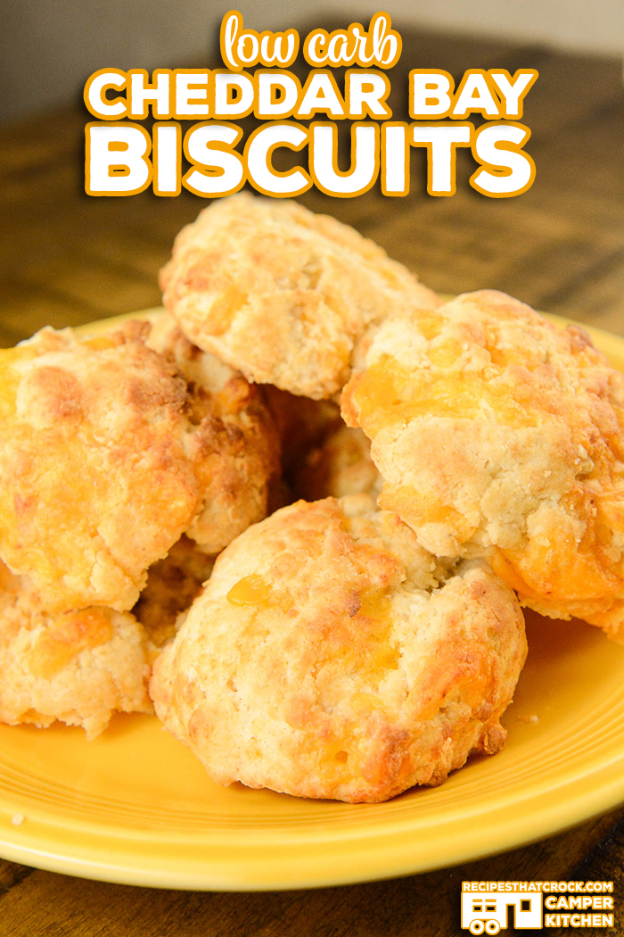 Are you looking for a low carb biscuit? These Low Carb Cheddar Bay Biscuits are our favorite low carb dinner bread AND they are a great air fryer or ninja foodi recipe!