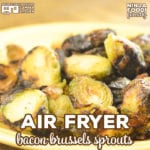 Are you looking for a delicious side dish recipe? Our Air Fryer Bacon Brussels Sprouts is our favorite low carb salty snack or side to make in our Ninja Foodi!