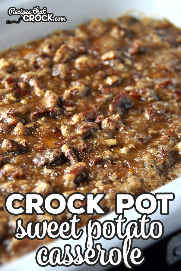 Here it is folks! The recipe you're holiday tables have been waiting for! This Crock Pot Sweet Potato Casserole recipe is divine!