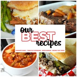 This collection of 8 Great Roast Recipes includes The Perfect Pot Roast, Crock Pot French Dip Au Jus, Vegetable Beef Soup and so much more! These easy recipes are great for cold winter nights!