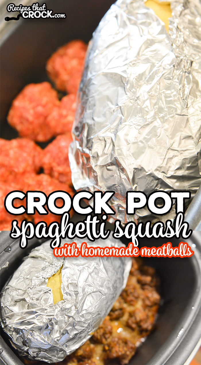 We love using our slow cooker to make Crock Pot Spaghetti Squash and Meatballs all in one pot! Our low carb homemade meatballs make this dish a go-to low carb crock pot meal for our family.
