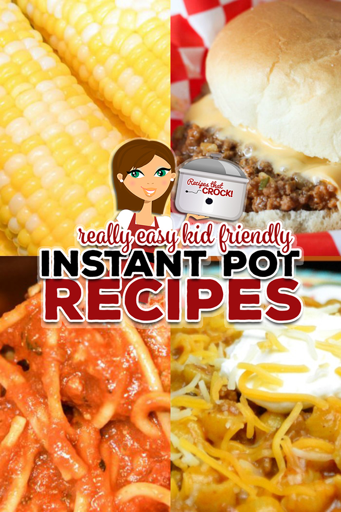 These Kid Friendly Recipes are kid-tested and approved including: Instant Pot Pepperoni Pizza Rigatoni, Tavern Sandwiches, Electric Pressure Cooker Spaghetti with Homemade Meatballs, Instant Pot Corn on the Cob and Instant Pot Taco Hamburger Pasta.
