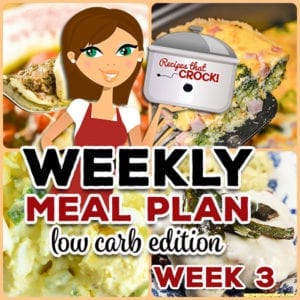 Are you looking for good low carb crock pot recipes? This week's Low Carb Crock Pot Menu includes Crock Pot Egg Salad, Air Fryer Bacon, Crock Pot Mozzarella Steak, Crock Pot Tomato Soup and more!