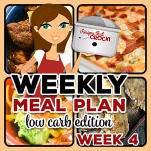 Are you looking for good low carb crock pot recipes? This week's Low Carb Crock Pot Menu includes Crock Pot Bacon Cheddar Chicken, Slow Cooker Texas Chili, and Crock Pot Everything Bagel Dip and more!