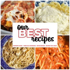 This collection of 8 Great Pasta Recipes includes Crock Pot Creamy Chicken Spaghetti, Pepperoni Pizza Pasta Casserole, 10-Minute Easy Lemon Chicken Pasta and Crock Pot Chicken Alfredo.