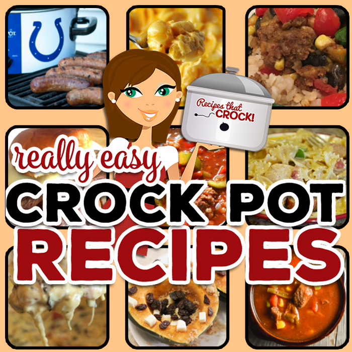These Really Easy Crock Pot Recipes are super simple to make for beginners and seasoned cooks alike! There is something for everyone in this list of easy Crock Pot Main Dishes, Simple Slow Cooker Soups, Sides, Appetizers and Dips.