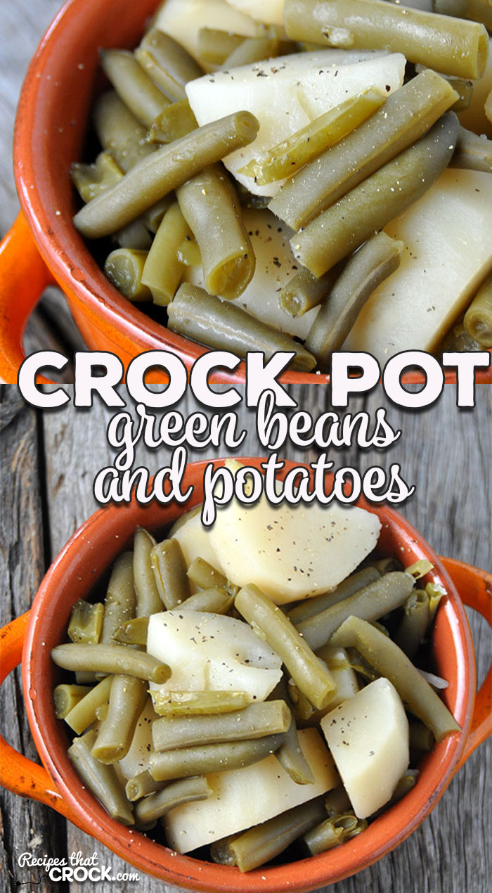 Are you looking for a delicious and easy recipe that just might be the perfect comfort side dish? This Crock Pot Green Beans and Potatoes is all of that! Yum! 