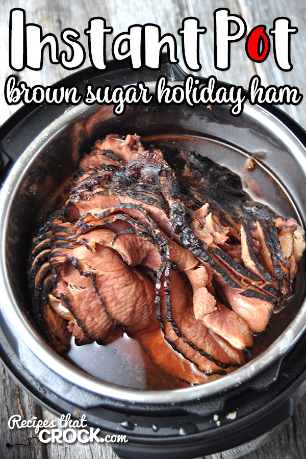 This Instant Pot Brown Sugar Holiday Ham gives you an incredibly flavorful ham with very little work and with only 12 minutes of cook time! Everyone will love it! 