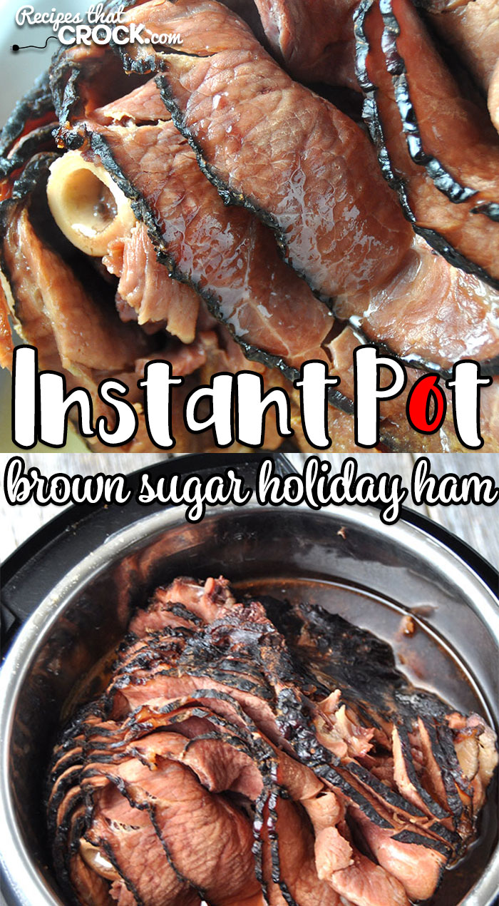This Instant Pot Brown Sugar Holiday Ham gives you an incredibly flavorful ham with very little work and with only 12 minutes of cook time! Everyone will love it! 