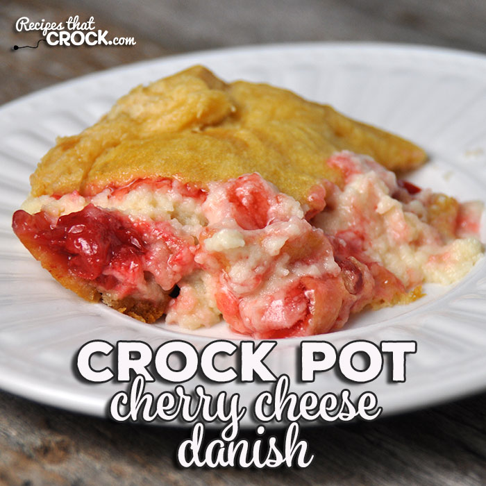 This Crock Pot Cherry Cheese Danish is simple and delicious! You can have the taste of a bakery pastry without leaving your house!