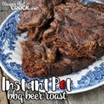 This Instant Pot BBQ Beer Roast is so easy to throw together and gives your a flavorful roast that is tender and juicy! It will be added to your go-to list immediately!
