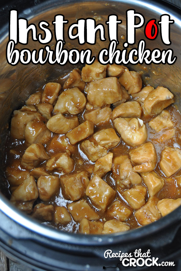 This Instant Pot Bourbon Chicken recipe is a really easy meal that is always a crowd pleaser! The chicken is tender, juicy and flavorful! Yum!