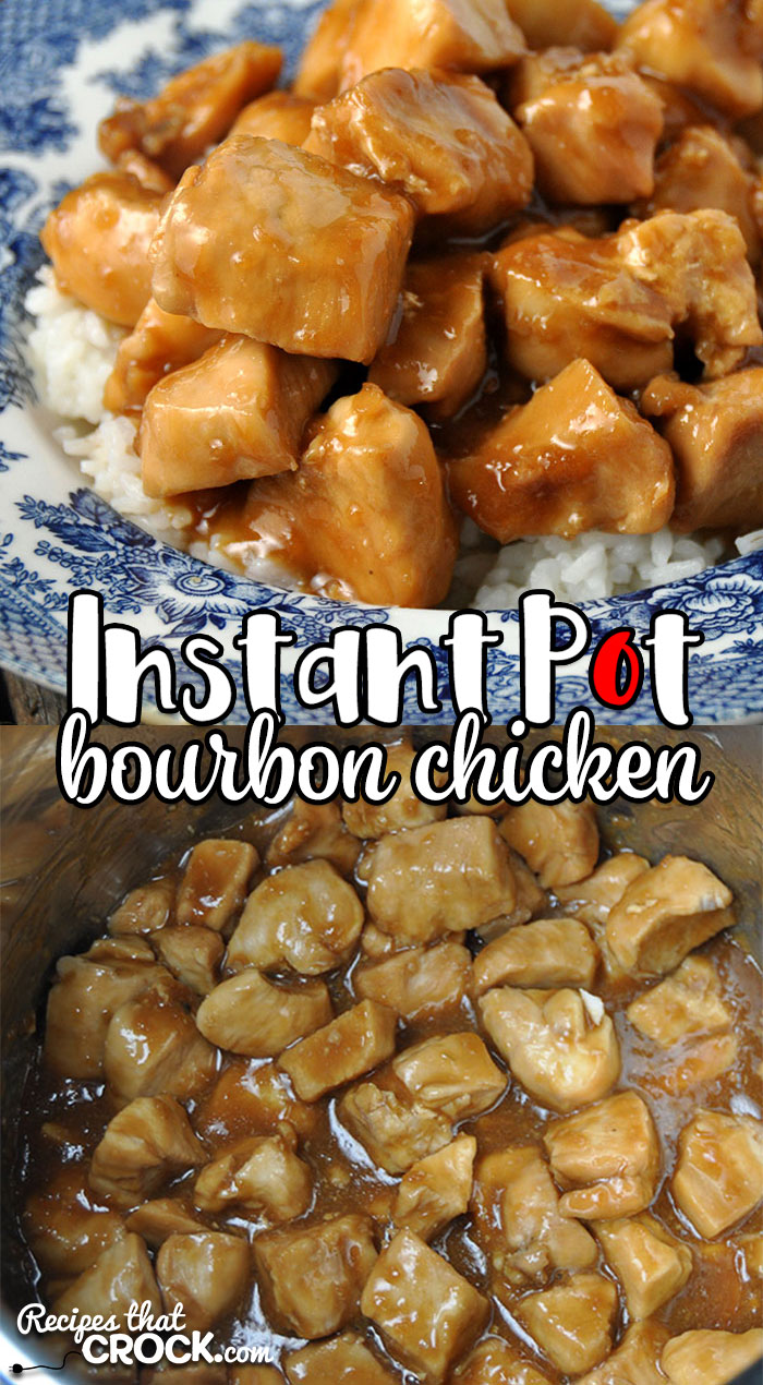 This Instant Pot Bourbon Chicken recipe is a really easy meal that is always a crowd pleaser! The chicken is tender, juicy and flavorful! Yum!