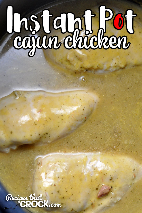 This Instant Pot Cajun Chicken recipe is incredibly easy and is great on its own, over rice or over noodles! Young and old alike will love it!