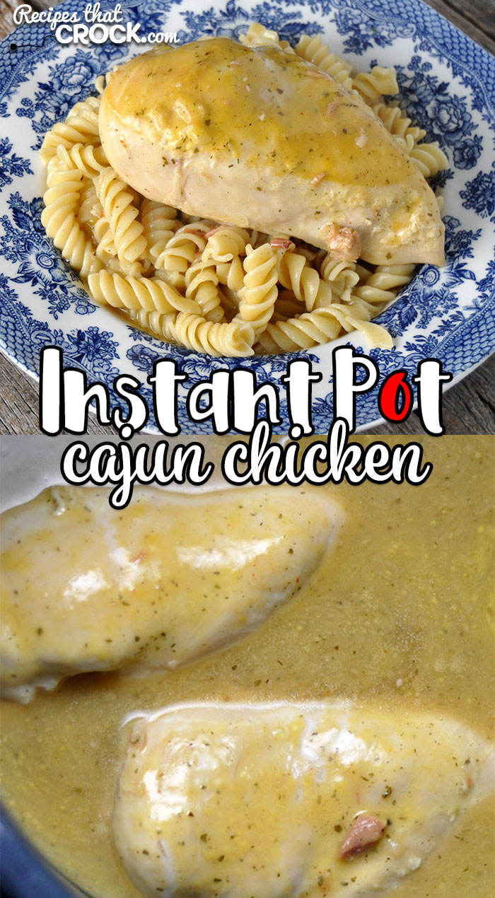 This Instant Pot Cajun Chicken recipe is incredibly easy and is great on its own, over rice or over noodles! Young and old alike will love it! 