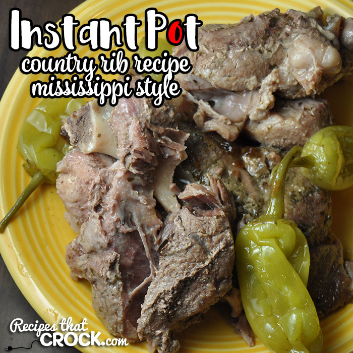 Are you looking for the amazing flavor and tender juiciness of our Crock Pot Mississippi Country Ribs, only a little faster? Then don't miss this Instant Pot Country Ribs {Mississippi Style} recipe!  