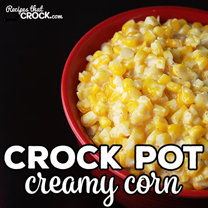 Creamy Crock Pot Corn is THE BEST corn side dish and so simple to make! The slow cooker does all the work. Perfect for the holidays, potlucks, picnics or a treat for a weeknight meal.