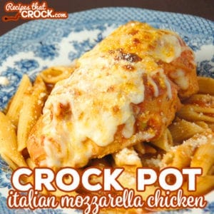 I love a good recipe that is super simple...don't you? This Crock Pot Italian Mozzarella Chicken is just that and oh-so good! Low carb options too.