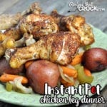 If you need an easy dinner that tastes like it cooked all day, you will definitely want to try this Instant Pot Chicken Leg Dinner! So easy and flavorful!