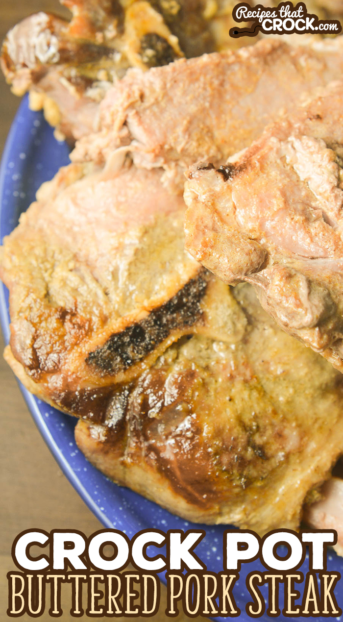 Our Buttered Crock Pot Pork Steaks Recipe is a very easy low carb recipe that turns out great every time! This simple savory dish is one of our favorite ways to cook pork steaks. We love to use our Casserole Crock to make this dish, but you can use any slow cooker.