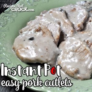 It doesn't get much easier than this Easy Instant Pot Pork Cutlets recipe, AND it makes its own delicious gravy! Everyone will be asking you to make it again and again!