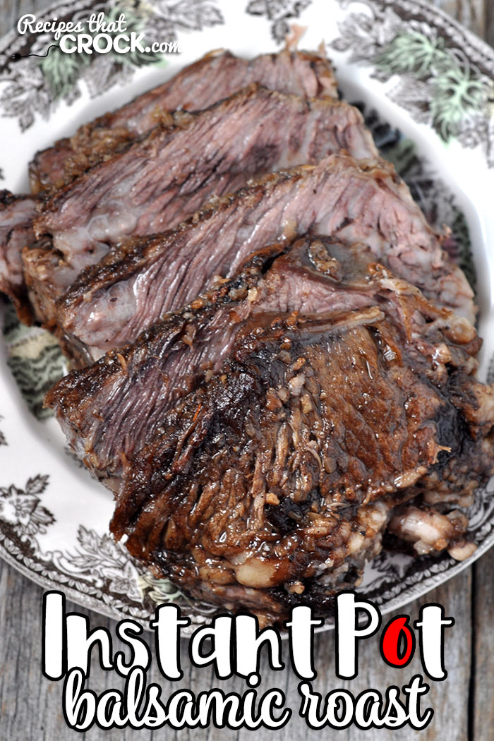 If you are in the mood for a delicious roast that is easy to make and flavorful, then this Instant Pot Balsamic Roast is for you! Even better, it is a quick recipe too!