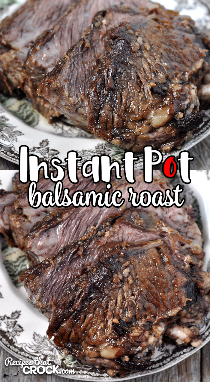 If you are in the mood for a delicious roast that is easy to make and flavorful, then this Instant Pot Balsamic Roast is for you! Even better, it is a quick recipe too!