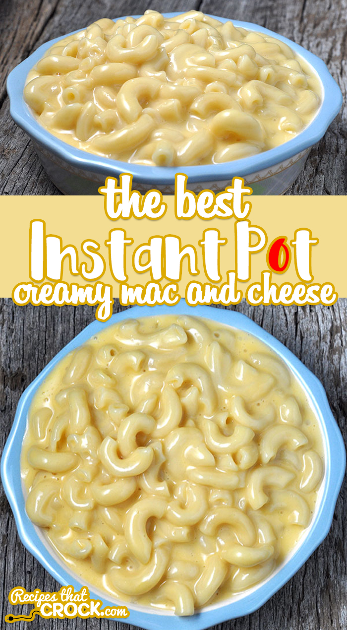 If you are looking for the best, this is The Best Instant Pot Creamy Mac and Cheese recipe. It is easy, cheesy and loved by everyone! via @recipescrock