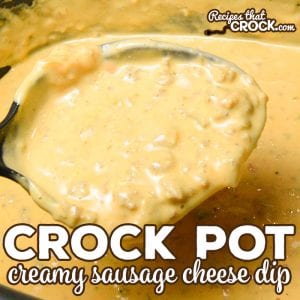 Our Crock Pot Creamy Sausage Cheese Dip is a great dip for parties or topping for a delicious taco salad or taco bar!